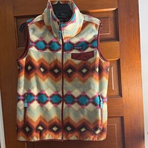 Patagonia | Aztec women’s vest large Synchilla Snap T